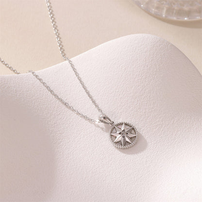 Celestial Compass Pendant Necklace