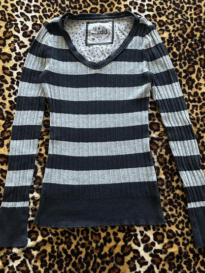 Striped Long Sleeve Knits
