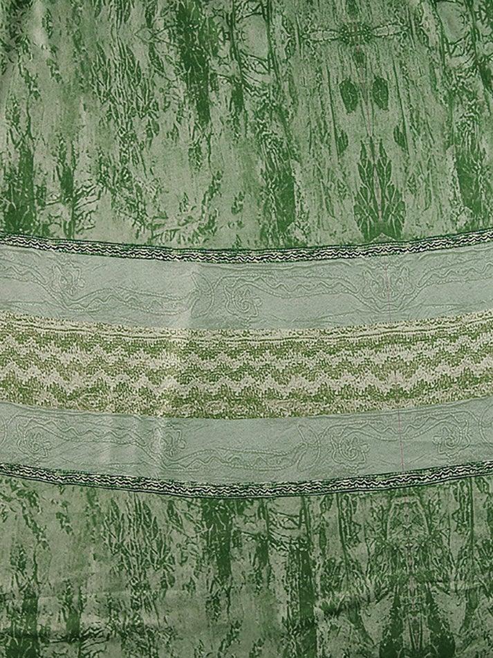 Fairy Vintage Printed Midi Skirt