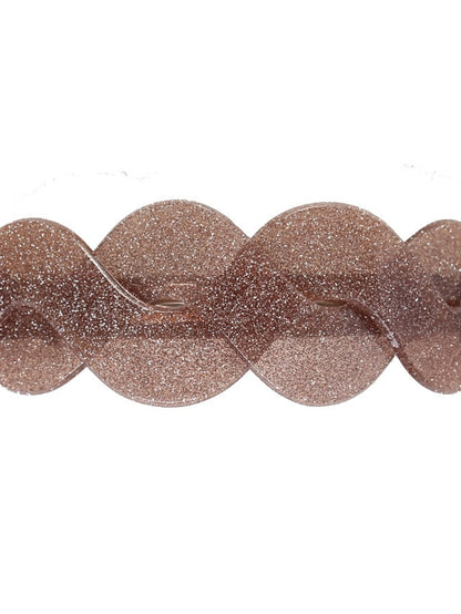 1pc Large Barrettes for Women Beautiful Lines Simple Retro Classic Large Snap Barrettes Hair Accessories Hair Barrettes for Women Thick Hair (Fine pink) for Women