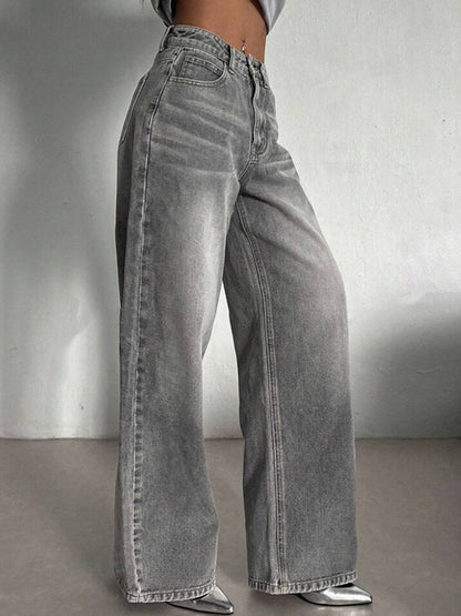 Vintage Smoke Grey Boyfriend Jeans