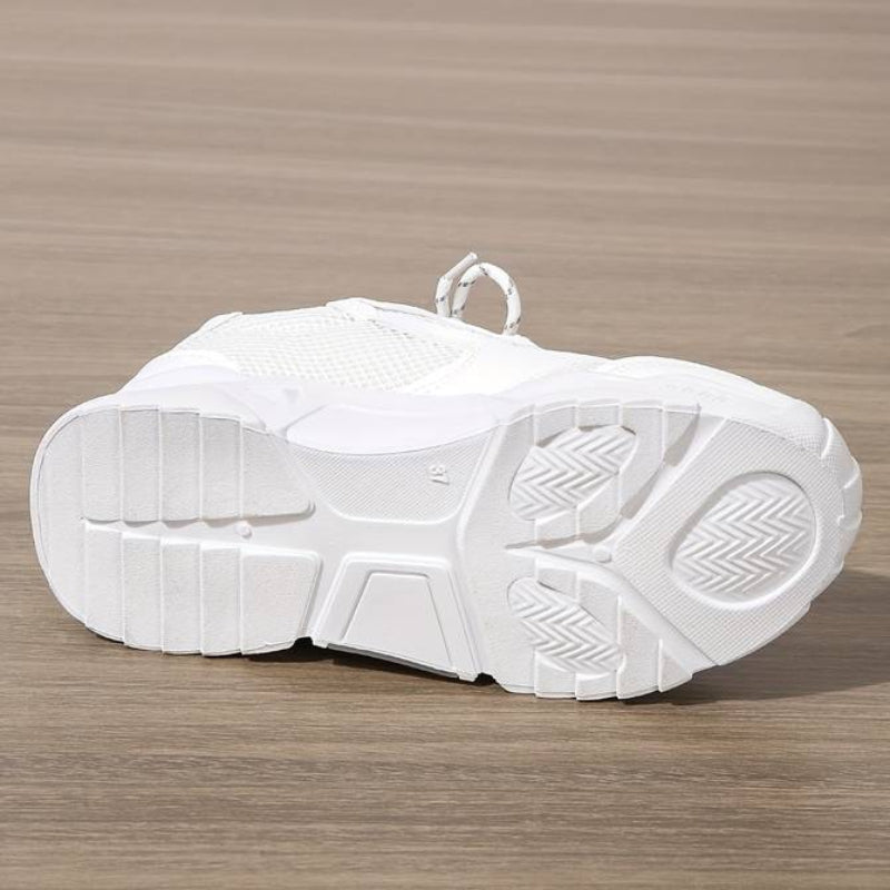 Women’s Classic White Lace Up Sneaker | Ideal for All Seasons