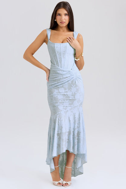 bluebell floral maxi dress