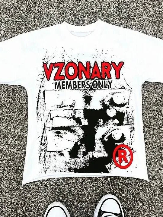 Gothic Graphic Oversized Streetwear T-shirt