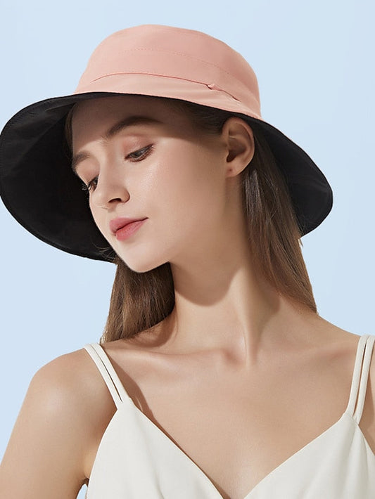 1PC Double-Sided Sun Hat Floppy Hat Daily Holiday Cloth Sports & Outdoors Sweet for Women