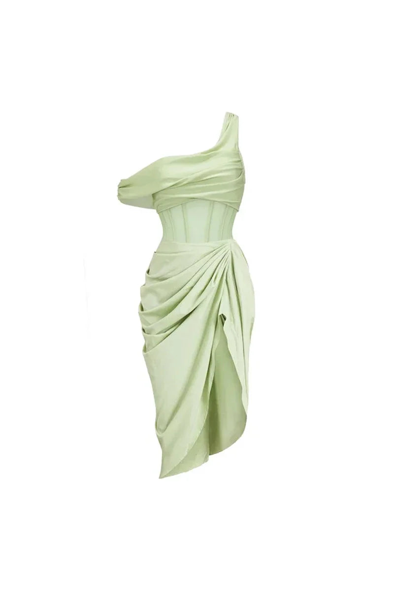 Conjunto de traje de baño estilo vintage verde manzana