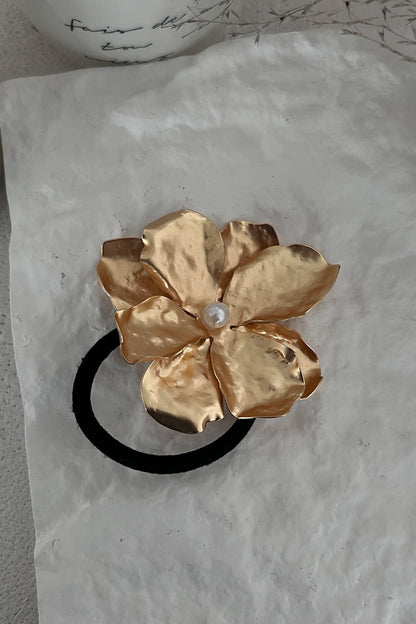 Floral Design Alloy Hair Cuff