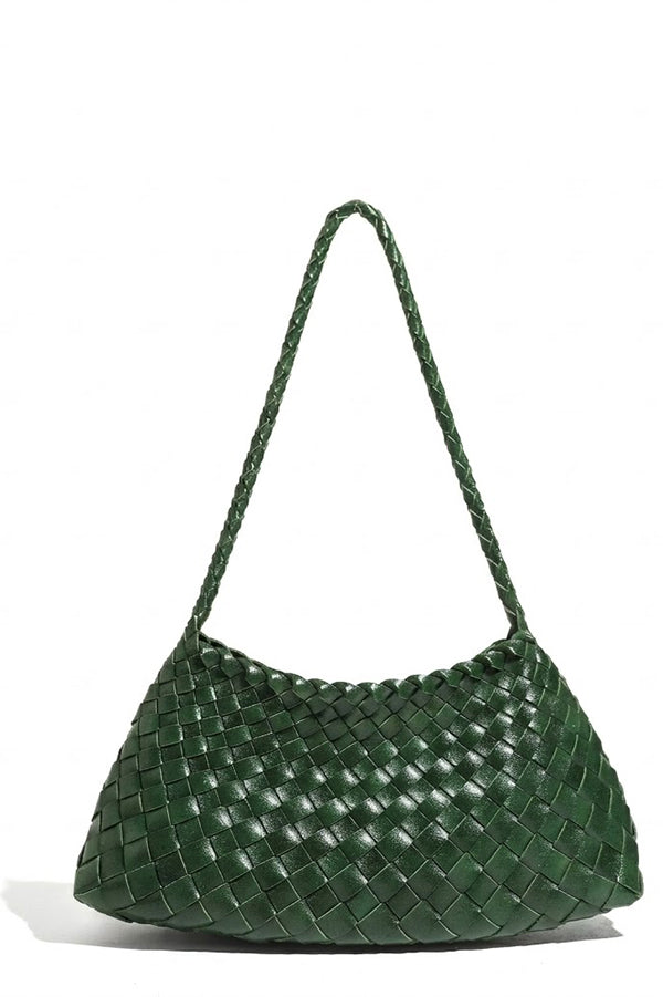 Hand-woven Vintage-style Underarm Shoulder Bag