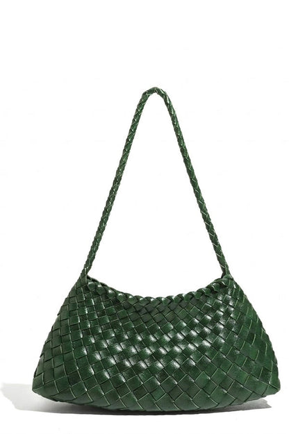 Hand-woven Vintage-style Underarm Shoulder Bag