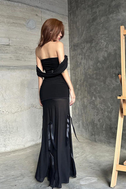 Sexy Hooded Versatile Bodycon Maxi Dress