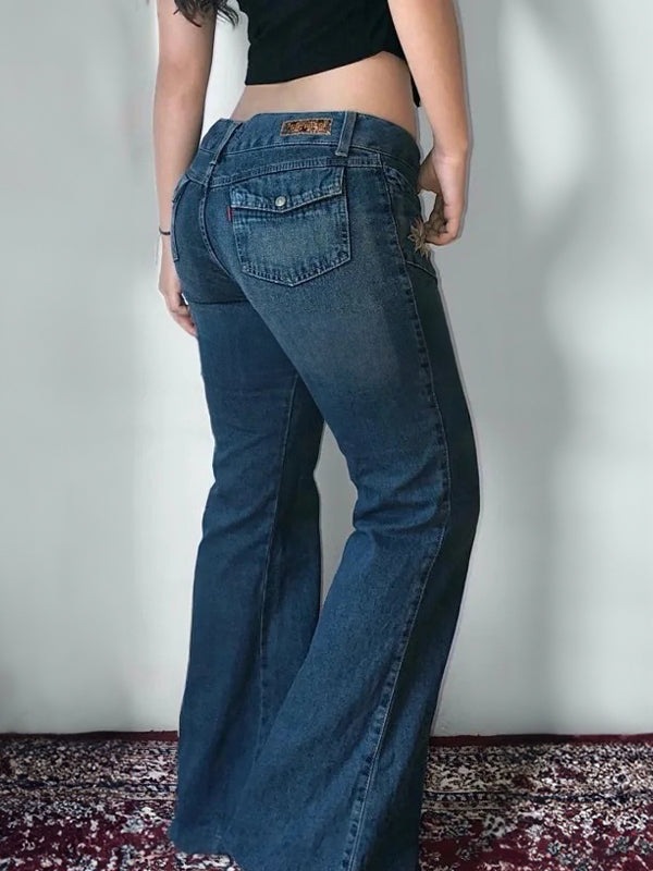 Distinctive Street-Style American Flare Jeans