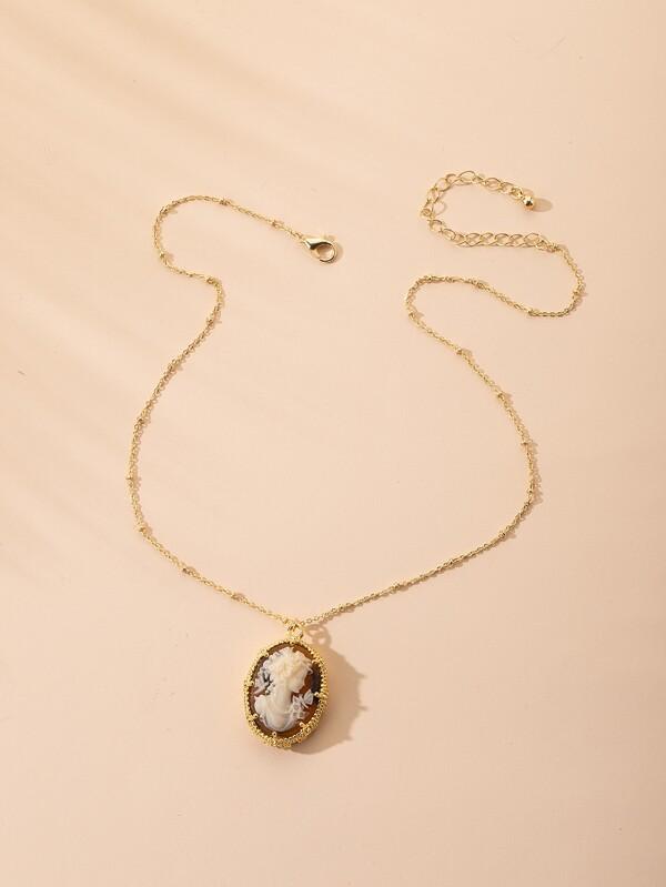 Figure Charm Necklace for Women