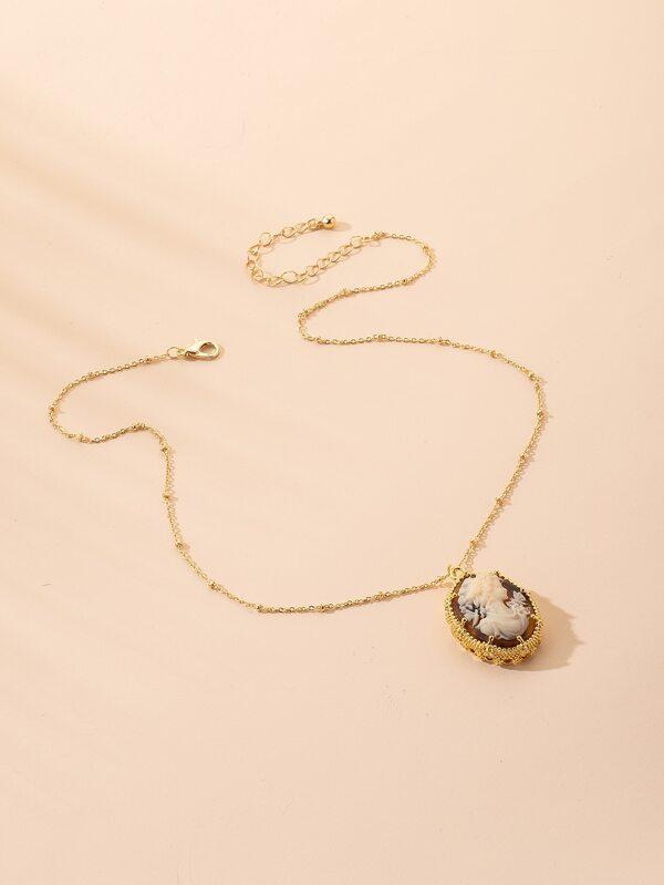 Figure Charm Necklace for Women