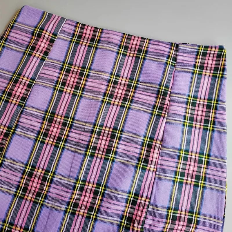 Cute Plaid Checkered School Girl Chic Sexy Mini Skirt Kpop E-Girl Kawaii Korean Japanese Harajuku Chinese Retro Streetwear Aesthetic