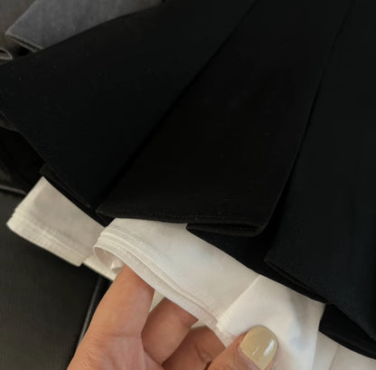 Japanese Pleated A-Line Mini Skirt