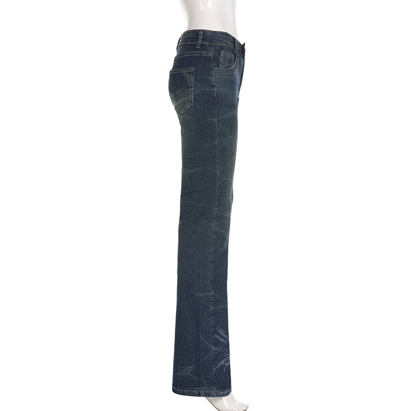 Y2K Low Rise Flare Jeans