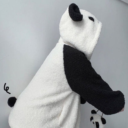 Panda Bear Ear Fleece Hoodie