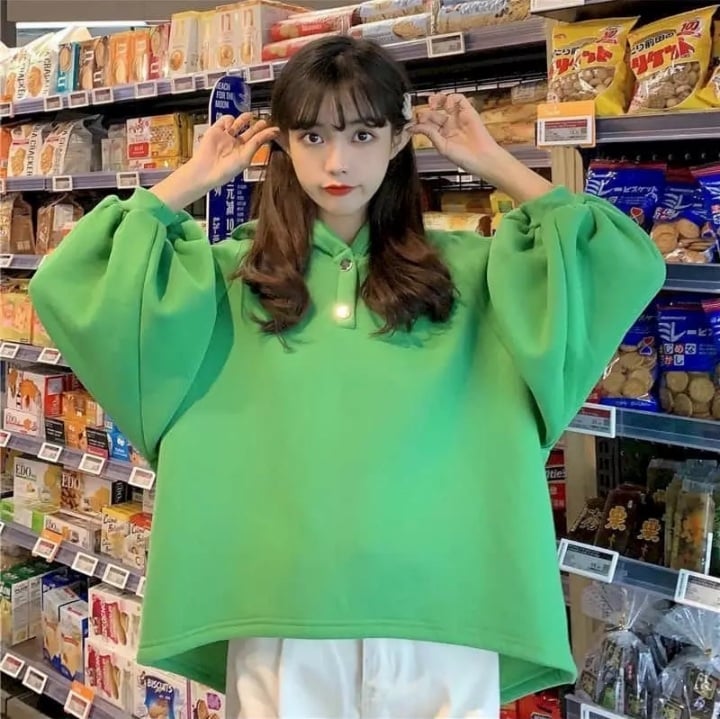 Cute 3D Dinosaur Cartoon Costume Loose Fleece Hoodie Jacket Sweatshirt Aesthetic Casual E-Girl Kawaii Korean Japanese Harajuku