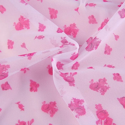 Cute Sexy Pink Floral Long Boho Dress Sleeveless V Neck Lace Trim Bodycon Party Club Beach Summer Vintage Casual E-girl Kawaii Korean