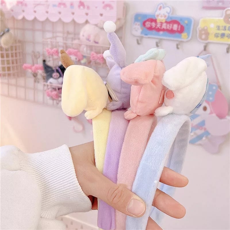 Cute Anime Cartoon Plush Doll Headband Hair Accessories
