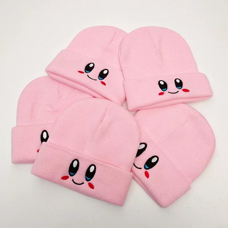 Cute Pink Japanese Anime Cartoon Cosplay Knit Hat Beanie