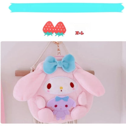 Cute Anime Japanese Plush Coin Purse Wallet Storage Bag Pendant