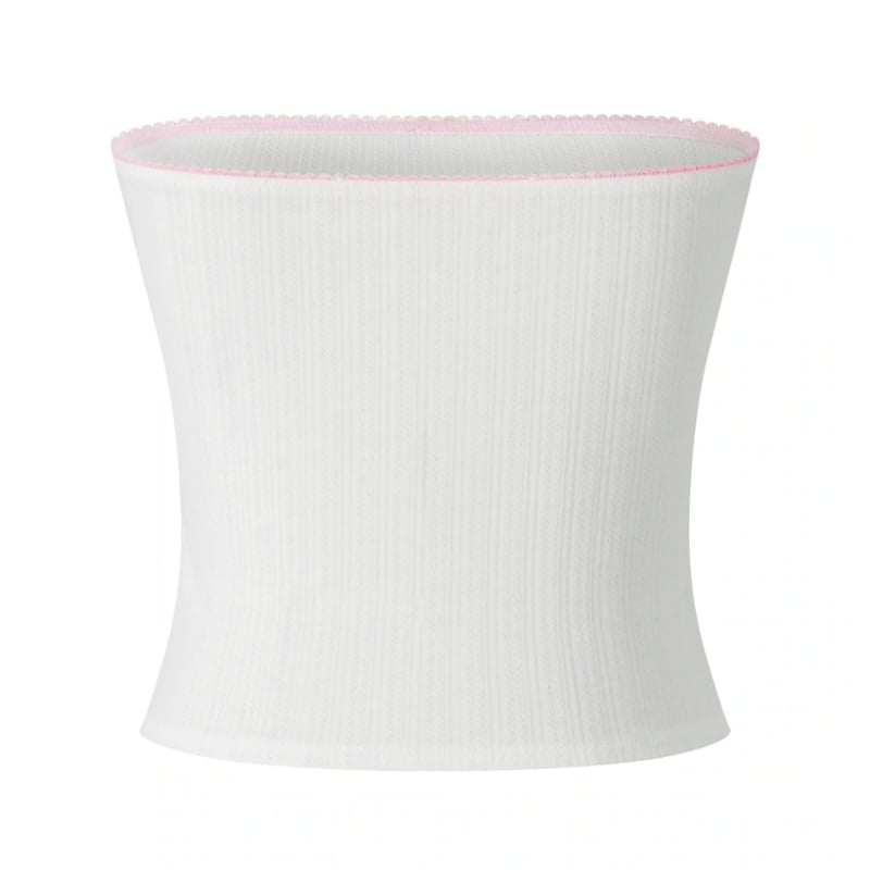 Rose Trim Tube Top