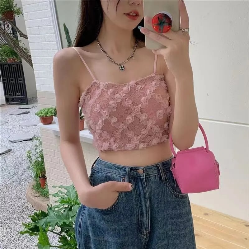 French Rose Tank Top