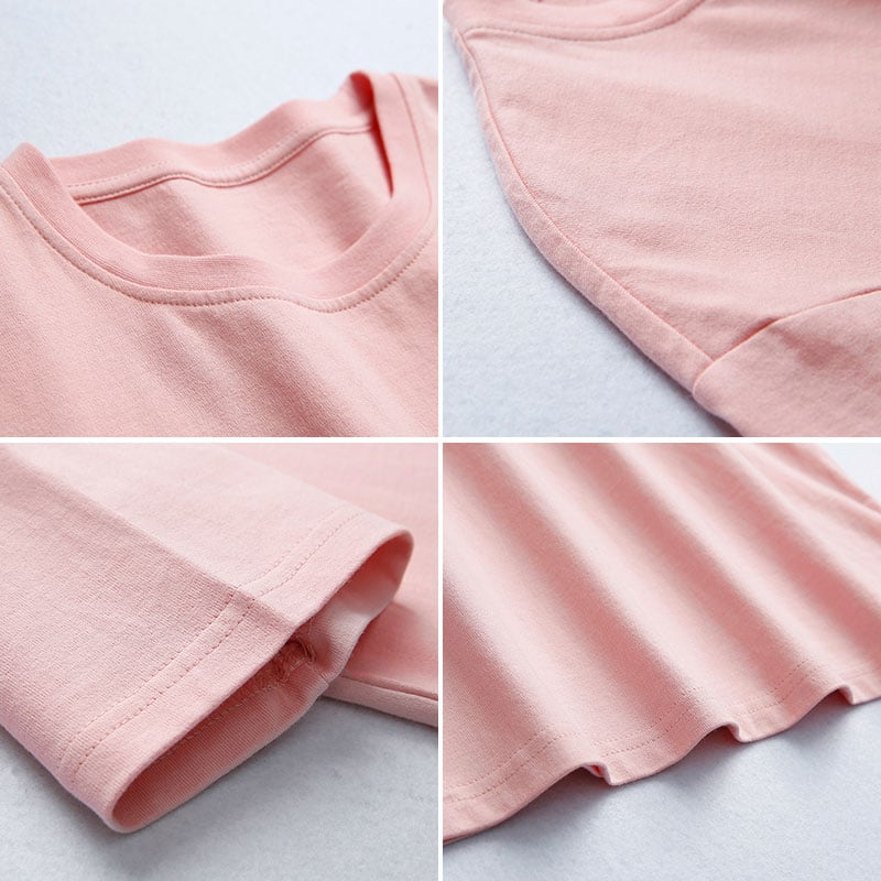 Cute Pink Milkshakes Drink Summer Pastel Print Short Sleeve Shirt Tee T-shirt E-Girl Kawaii Korean Japanese Harajuku Retro Streetwear Aesthetic
