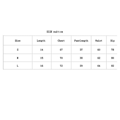 2PCS Patchwork Cropped Tank Top + Shorts
