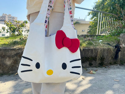 Kitty Cat Anime Tote Bag