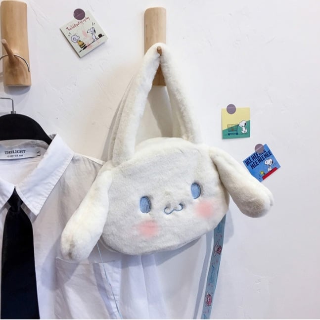 Cute Anime Cartoon Plush Large Shoulder Messenger Bag Handbag Aesthetic Casual Summer E-Girl Kawaii Korean Japanese Harajuku
