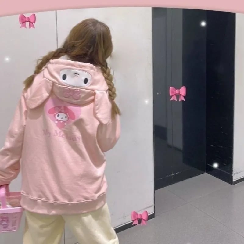 Japanese Anime Cartoon Embroidery Sweatshirt