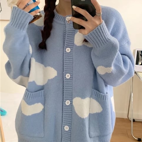 Cloud Loose Cardigan Sweater