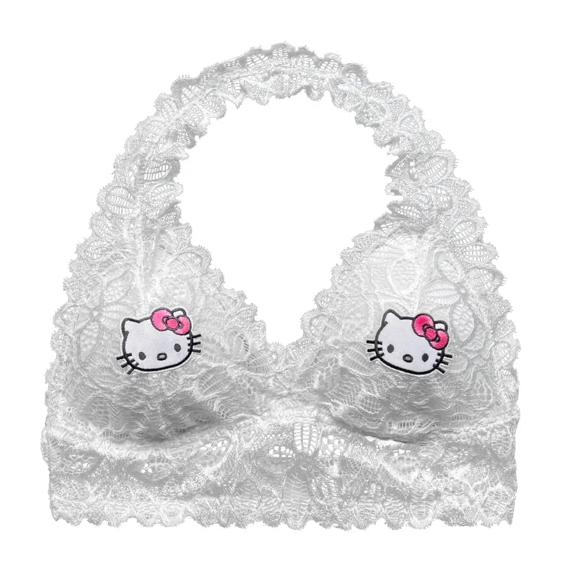 Lace Up Kitty Cat Halter Top