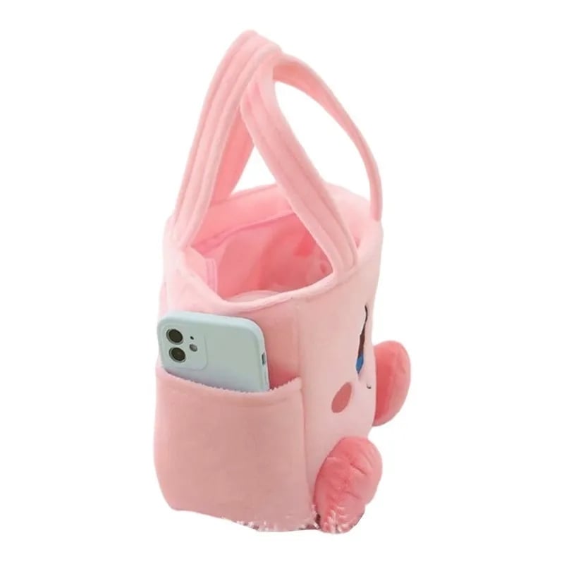 Pink Plush Japanese Anime Bag