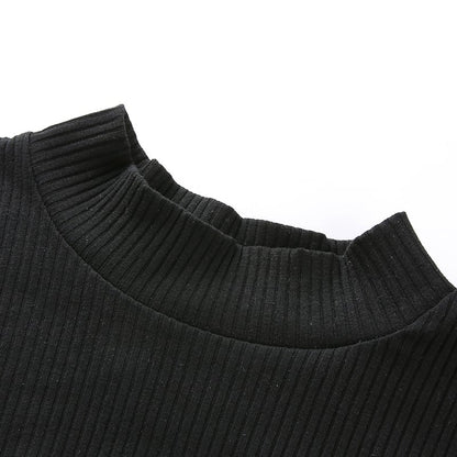 Cute Sexy Patchwork Black Mesh Crop Top Short Sleeve Shirt Tee T-shirt E-Girl Kawaii Korean Japanese Harajuku Chinese Retro Streetwear Aesthetic