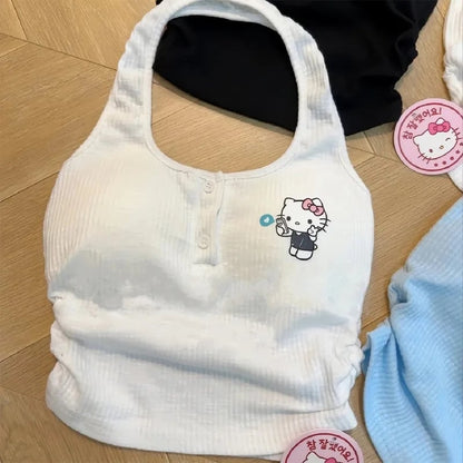 Kitty Cat Backless Tank Top