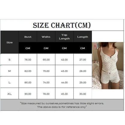 2PCS White Rose Lace Camisole + Shorts
