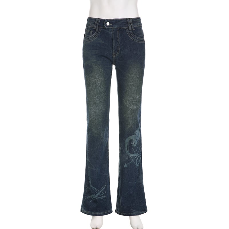 Y2K Low Rise Flare Jeans