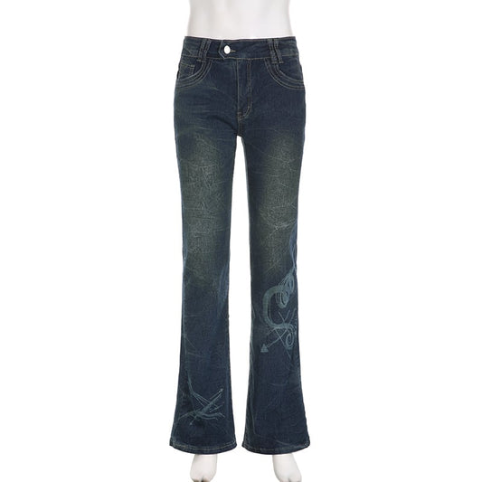 Y2K Low Rise Flare Jeans