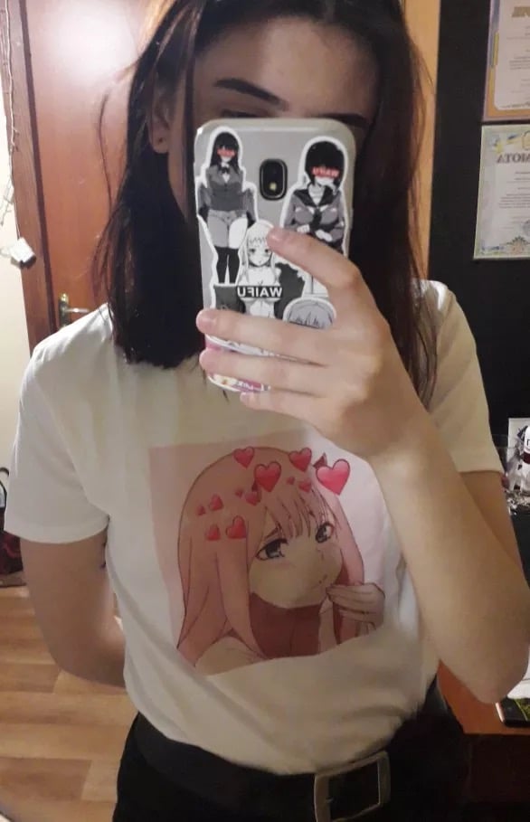 Cute Anime Girl Print Cartoon Graphic Casual Short Sleeve Shirt Tee T-shirt E-Girl Kawaii Korean Japanese Harajuku Chinese Retro Streetwear Aesthetic
