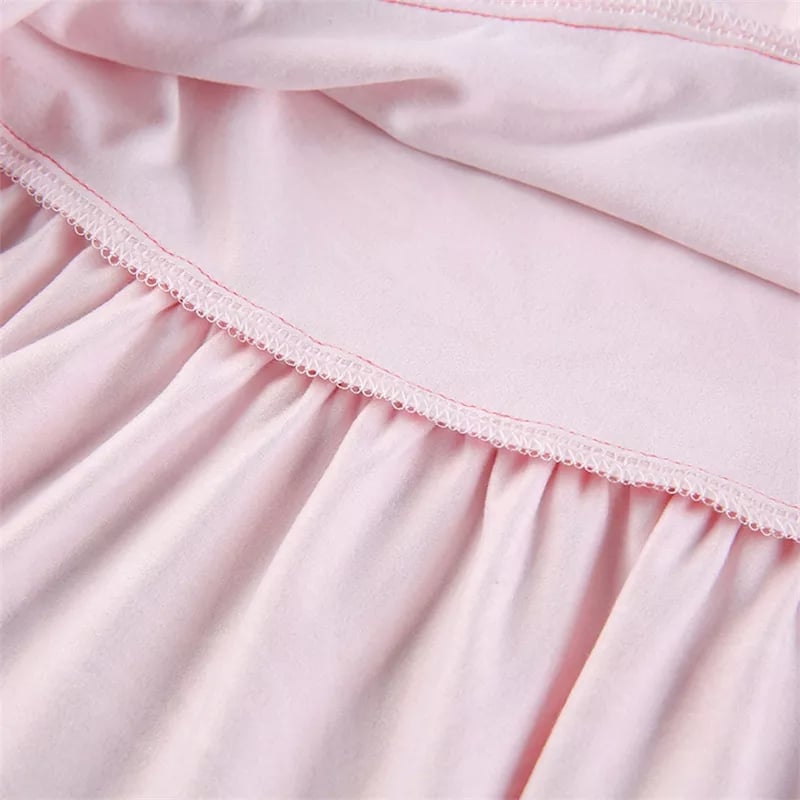 Hawaiian Hibiscus Flower High Waist Pleated Ruffle Mini Skirt