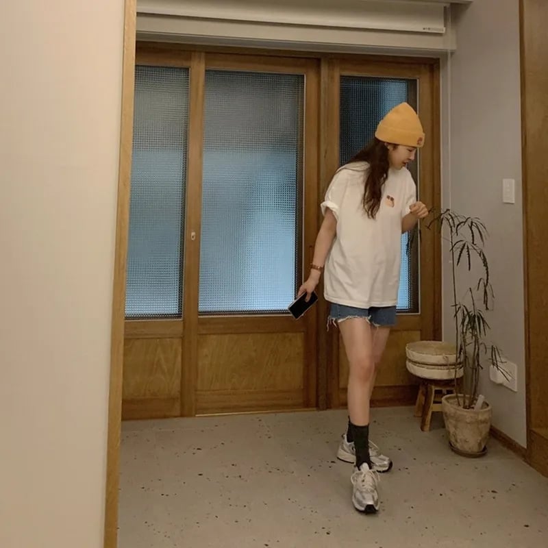 Cat Loaf Print Short Sleeve T-shirt