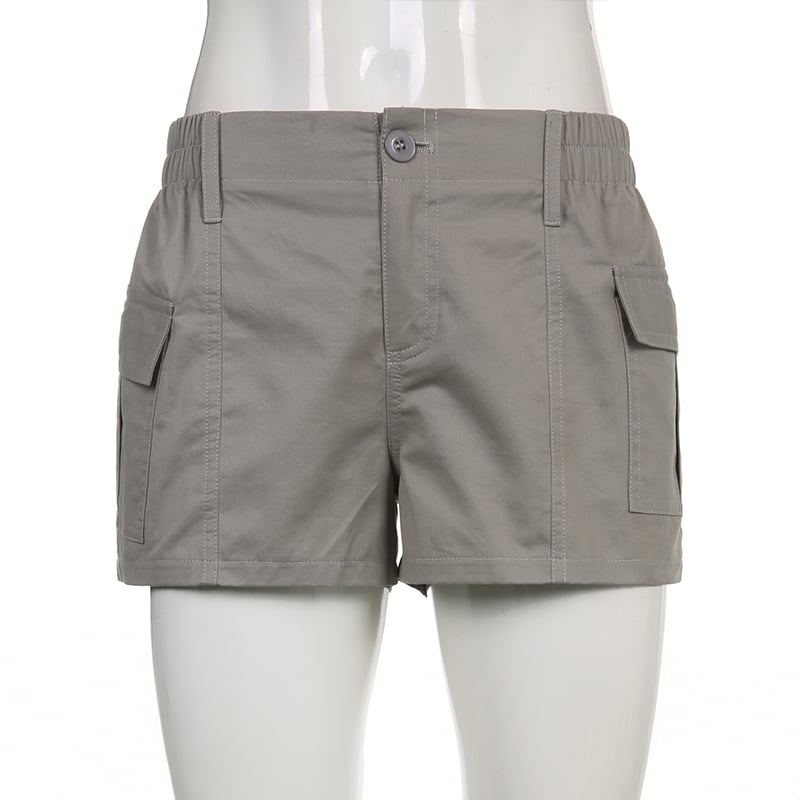 Low Waist Cargo Shorts
