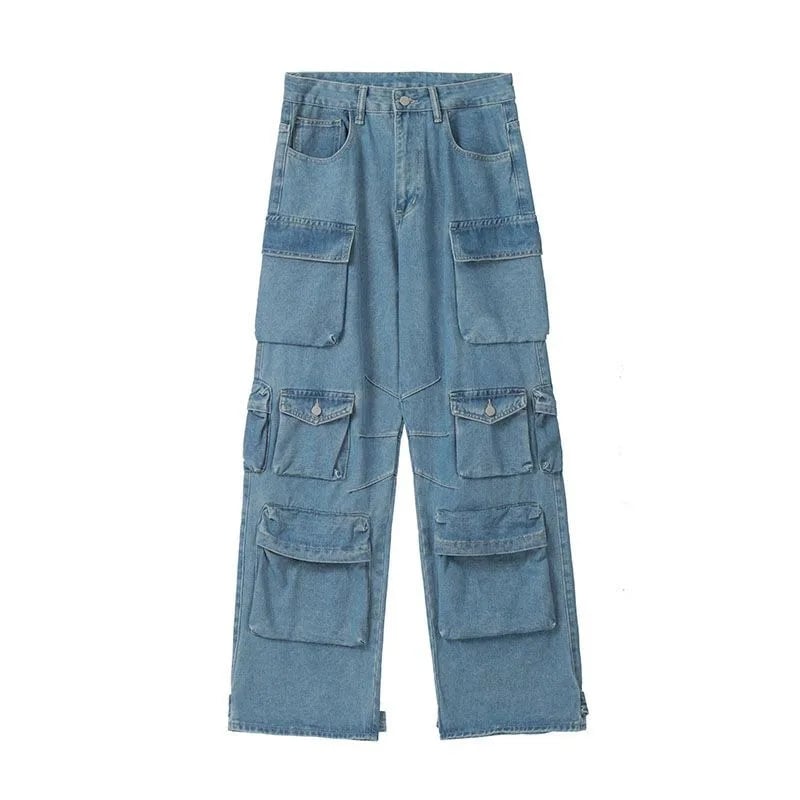 Blue Baggy Denim Jeans