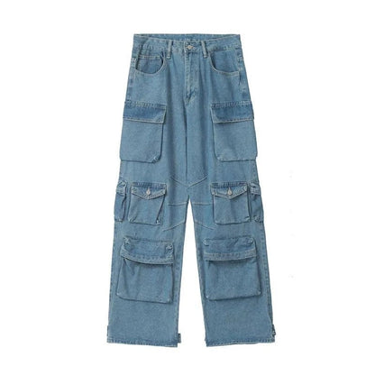 Blue Baggy Denim Jeans
