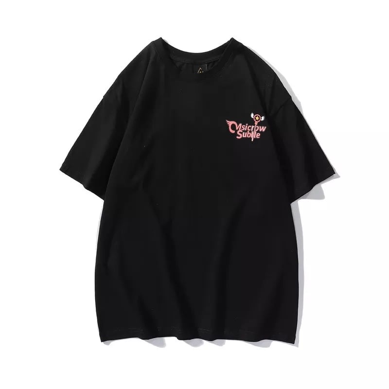 Cute Sakura Card Captor Anime Short Sleeve Shirt Summer Aesthetic Casual E-Girl Kawaii Korean Japanese Harajuku