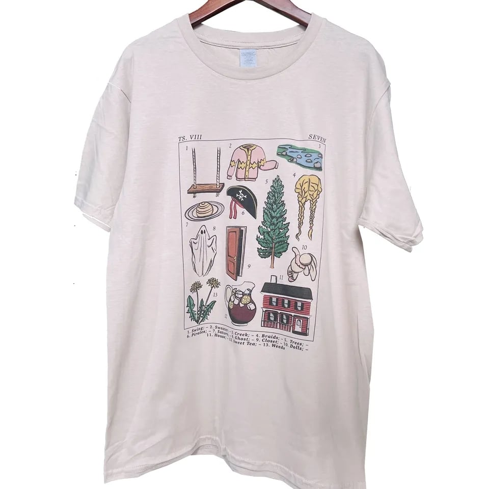 Retro Vintage Print Short Sleeve T-shirt