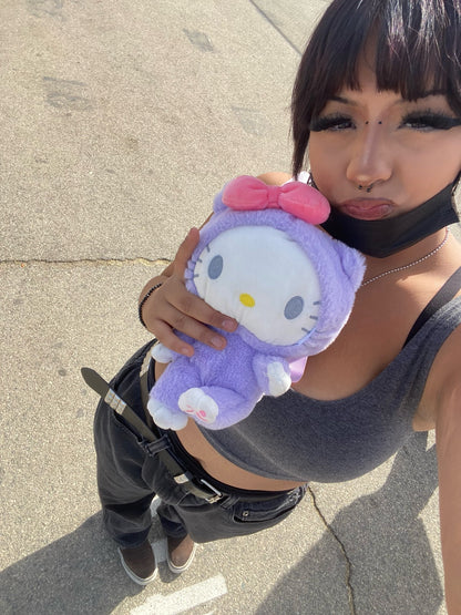 Japanese Anime Cat Plush Backpack